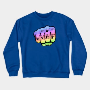 WVAF West Virginia Rainbow Fist Crewneck Sweatshirt